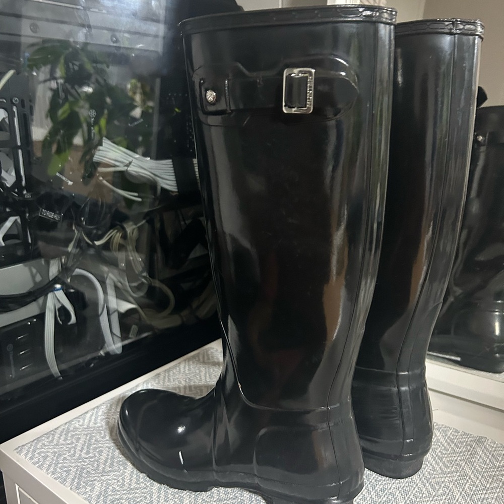 Hunter Black Rain Boots
